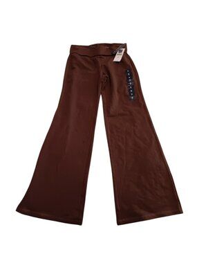 GAP Stretch Yoga Pants Brown with Fold Down M 8